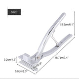 Canvases Pliers, Art Oil Painting Canvases Stretching Extra Wide Helper Gripper Zinc Alloy Clamp Professional Enlarge Framing Jaw Tool with Spring Return Handle for Webbing Stretcher Bars Artist Tiiyee