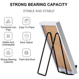 Plate Stands for Display, 5 Pack 6 Inch Plate Holder Display Stands, Metal Frame holder stand for Book, Picture, Decorative Plate, Photo and Platter, Tabletop Art Hoewina