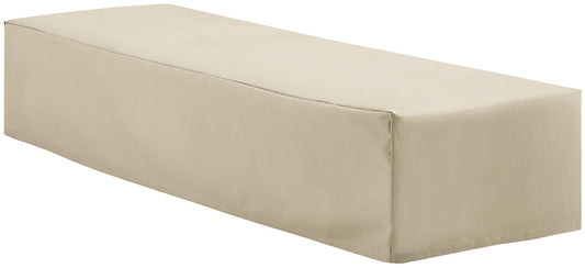 Crosley Furniture Patio Furniture Covers, Waterproof Outdoor Chaise Lounge Cover for Backyard, Tan - WoodArtSupply