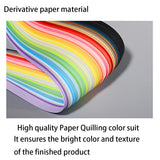 Peacock Paper Quilling Kit Paper Quilling Craft Great for DIY Learning Class, Home Decoration, Birthday Gift,Parent-child interaction.It's Suitable for Children and Craftsmen.Creative Stress Relief. MerainMe