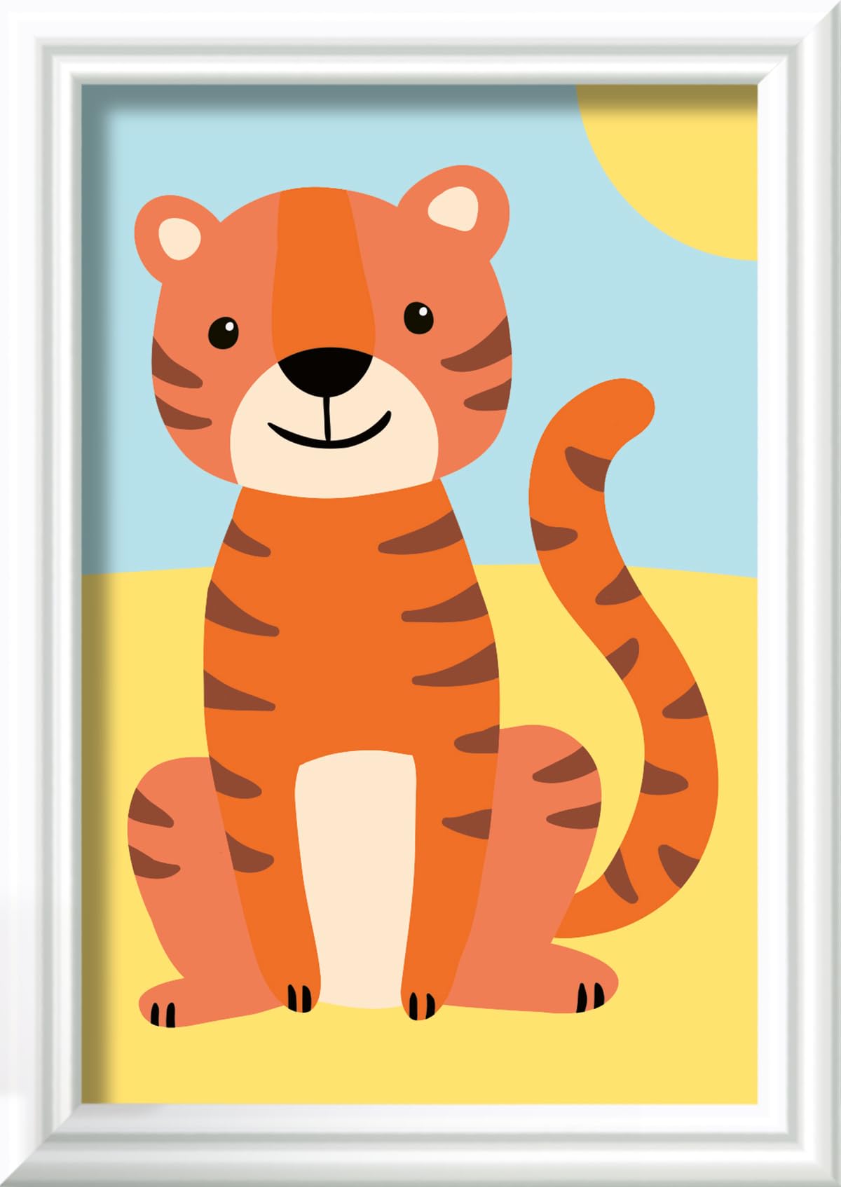 Ravensburger - Wild Tiger CreArt Paint by Numbers Kit | Fun & Easy DIY Art for Kids Age 7+ | Creative Gift Idea for Birthdays & Holidays Ravensburger