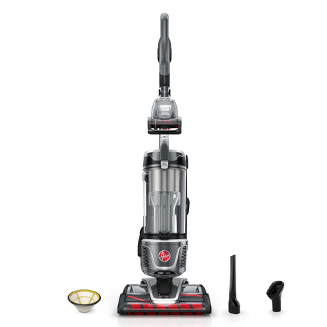 Hoover WindTunnel All-Terrain Dual Brush Roll Bagless Vacuum Cleaner, Corded Upright Vacuum, HEPA Media Filtration, Headlights, Swivel Steering, Corded Vacuum Cleaners for Home Use Hoover