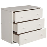 Harper & Bright Designs Twin Loft Bed with Desk, Low Study Loft Bed Frame with Storage Cabinet and Rolling Portable Desk for Kids and Teenagers, Twin Size, White Harper & Bright Designs