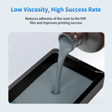 ANYCUBIC 3D Printer Resin, 405nm LCD UV-Curing 3D Resin, High Precision & Rapid Photopolymer Resin for LCD/DLP/SLA Resin 3D Printer (HD Grey, 1kg) ANYCUBIC