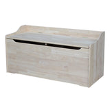 International Concepts Unfinished Storage Box, 23(H) x 47(W) x 19(D) IC International Concepts