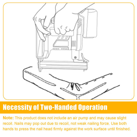 18GA Cordless Brad Nailer Compatible with Dewalt 20V MAX Battery, 2 in 1 Brushless 5/8 to 1-1/4 Inch Cordless Nail Gun with 1000pcs Nails/Staples for Carpentry and Woodworking Projects(Tools Only) Yutesiri