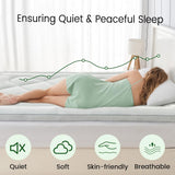 Mattress Topper Queen Size Mattress Pad,Viscose Made from Bamboo Mattress Cover,Pillow Top Mattress Topper for Back Pain Relief,Waterproof,Soft Mattress Pad(60x80 inch, White) QUIETSEA