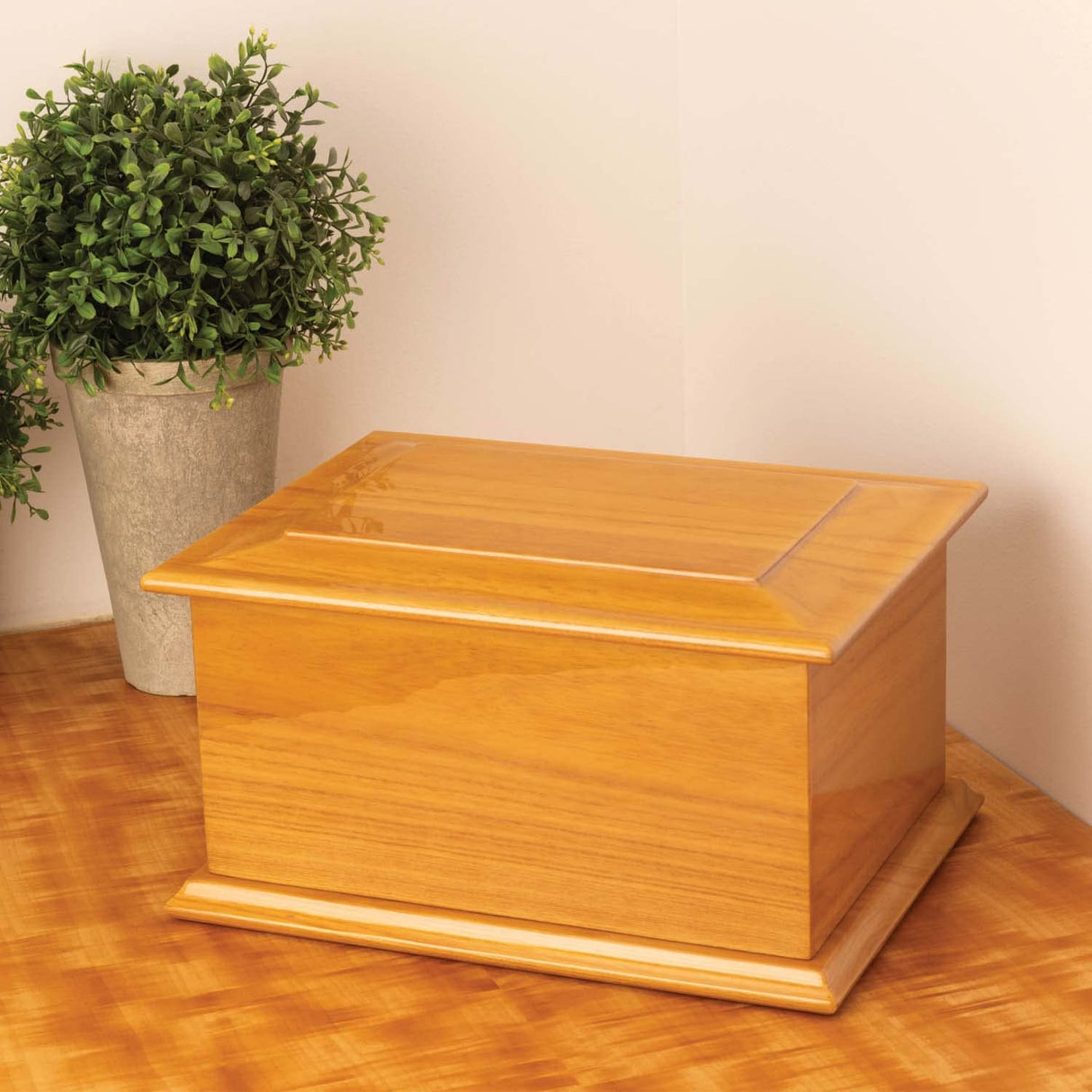 Deering Moments Solid Wood Cremation Urn, up to 260lb Deering Moments