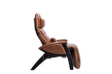Svago ZGR Plus SV-395 Dual Power Infinite Position Zero Anti Gravity Recliner with Heat and Massage - Cognac Faux Leathe-Cognac-Standard Ground Curbside, Vinyl Svago