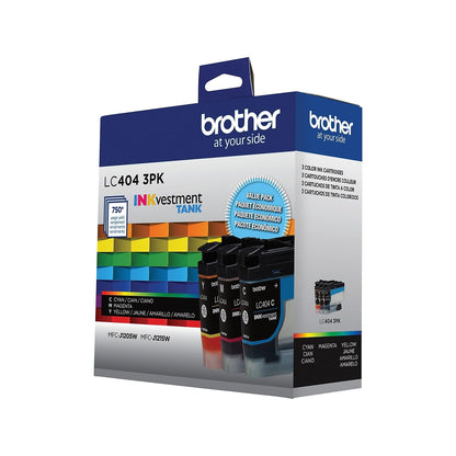 Brother LC4043PKS of Standard Yield Cyan, Magenta and Yellow -Ink -Cartridges(Pack of 3)