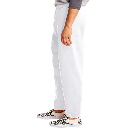 Hanes Men's EcoSmart Non-Pocket Sweatpant, White, 3X-Large