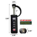 LAFENLIN Gun Case Locks 2 Pack, TSA Approved Case Locks for Gun Case,Handgun Case Padlock for Gun Safe, Air Travel Locks Hard Pistol Cases Locks for Rifles and Shotguns, 3 Digits Heavy Duty TSA Locks LAFENLIN