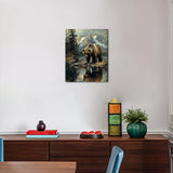 TUMOVO DIY Painting by Numbers for Adults, Bear Paint by Numbers, 16x20 Inch Adults Paint by Number Kits for on Canvas, Frameless Color by Number Art Craft Kits TUMOVO