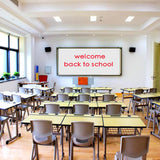 2 Sets 3.3 x 6 Ft Paintable Polyester Blank Banner, Blank Banner Signs, Blank Polyester Cloth Banner with Hanging Rope for Indoor Outdoor Decor (White) Wzttdm