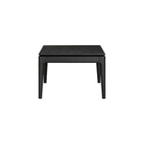 NTC Mingle Modern Wooden Rectangle Coffee Table with Hidden Drawer – Waterproof & Heat Resistant, Burnt Black NTC