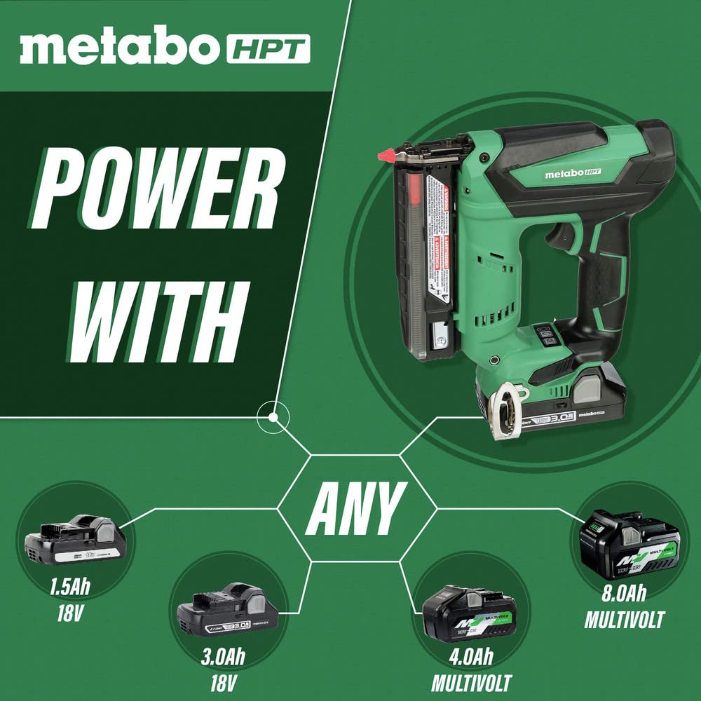 Metabo HPT NP18DSALQ4M 18V Lithium-Ion 23 Gauge 1-3/8 in. Cordless Pin Nailer (Tool Only) Metabo HPT