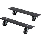 Global Industrial Global IndustrialCaster Base Set for Adjustable Height Workbench 48-72"W x 30 & 36"D, Black Global Industrial