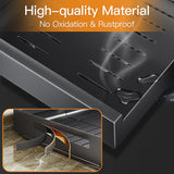 Pull Out Cabinet Organizer Fixed With Adhesive Nano Film,Heavy Duty Storage and Organization Slide Out Pantry Shelves Sliding Drawer Pantry Shelf for Kitchen,Living Room11.8"W x16.9"D x 3.1"H(1PC) Kitstorack