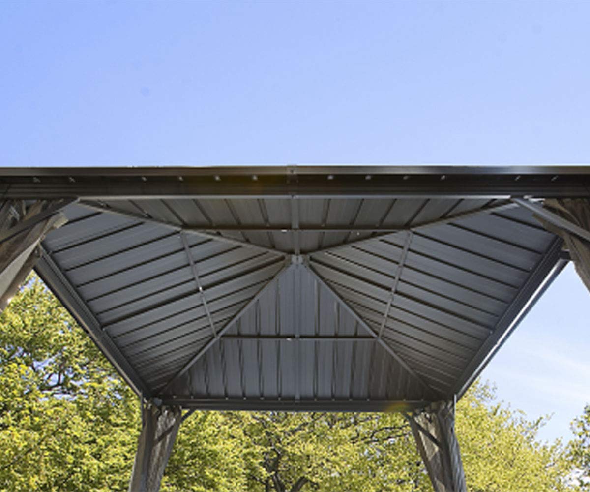 Sojag Outdoor 10' x 12' Dakota Hardtop Gazebo Outdoor Sun Shelter Sojag