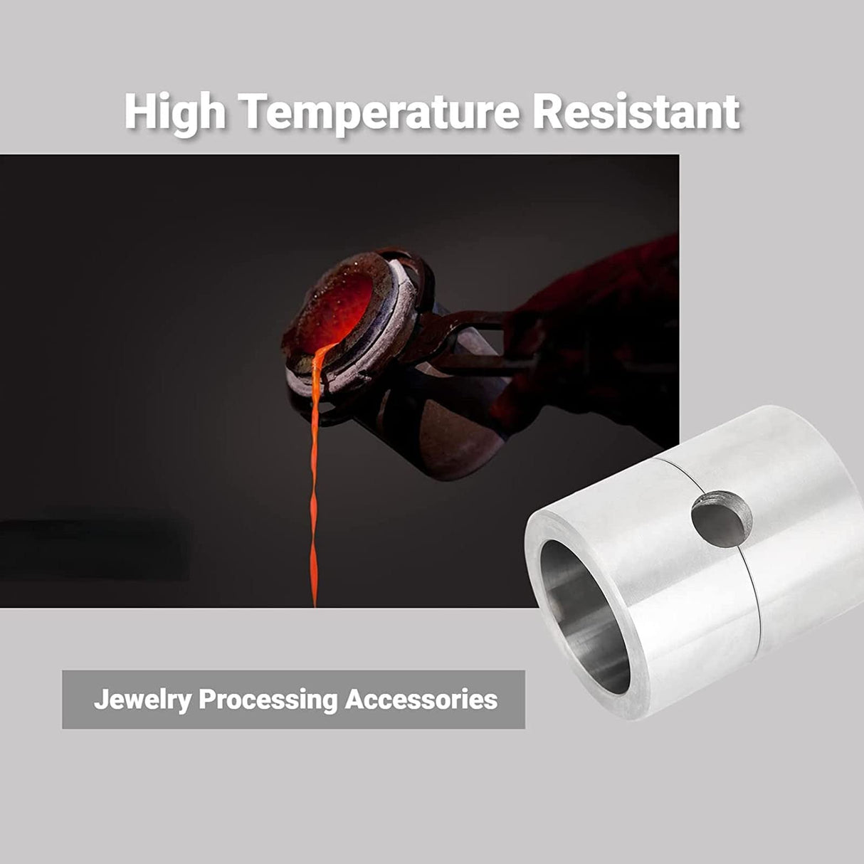 Casting Sandbox Melting Pot, Aluminum Alloy DIY Small Jewelry Sand Casting Mold Melting Pot Jewelry Casting Melting Tool for DIY Metal Jewelry Makers And Jewelry Repairing Pissente