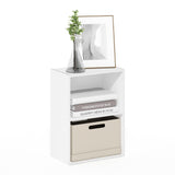 Furinno Luder Bookcase / Book / Storage, 2-Tier, White Furinno