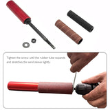 Portable Spindle Sander Drum Sander Set Hand-Held Rubber Sanding Drum Held Rubber Sanding Drum for Metal Wood Glass Stone for Drill 4-1/2" x 1-1/2" YoTmake