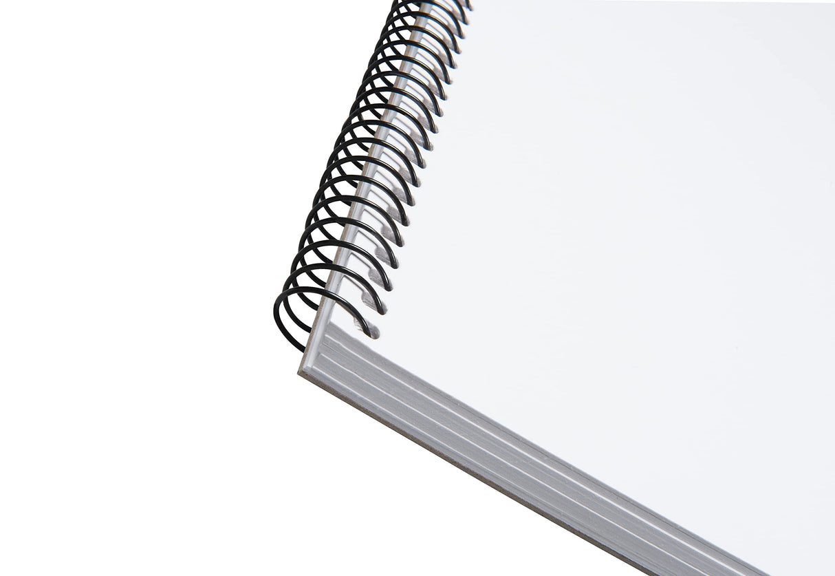 Bienfang Mixed Media Pad, 5.5x8.5 Inches, 40-Sheets Artist Paper, Spiral-Bound Sketchbook, 90lb,146gsm Bienfang