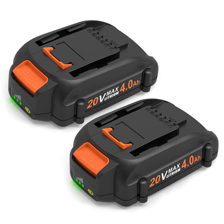 energup 2Pack 20V WA3525 Replacement for 20V Lithium Battery PowerShare Battery for WA3520 WA3525 WA3575 WG151s WG155s WG251s WG255s WG540s WG545s WG890 WG891 for 20V Battery energup