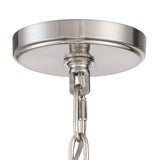 Possini Euro Design Lora Brushed Nickel Graywood Wagon Wheel Chandelier Lighting 29 1/4" Wide Farmhouse Rustic 8-Light Fixture for Dining Room Living House Home Kitchen Island Entryway Bedroom Possini Euro Design