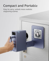 LaserPecker 3 Laser Engraver for Metal & Plastic Marking, 1064nm Pulsed Infrared Laser Engraving Machine with 800 mm/s High Speed Marking - with Versatile Electric Roller LaserPecker