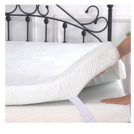 3 Inch King Size Memory Foam Mattress Topper, Cooling Gel Bed Topper with Removable Cover, Soft & Pain Relief & Breathable, CertiPUR-US & Oeko-Tex Certified JOYRIDE SLEEP