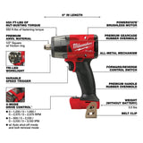 Milwaukee M18 FUEL 18V Lithium-Ion Brushless Cordless Combo Kit with Two 5.0 Ah Batteries, 1 Charger, 2 Tool Bags (7-Tool) Milwaukee