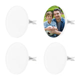 Framendino, 4 Pack Sublimation Blank Car Air Vent Clips Heat Transfer Car Outlet Perfume Clip Auto Diffuser Vent Clip Car Scent Diffuser Clip Car Exhaust Outlet Accessories Round Framendino