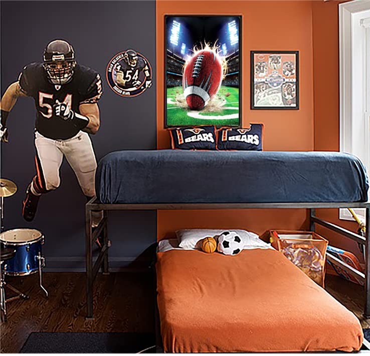 Apomelo Diamond Art Football Diamond Art Painting Kit for Adults Rugby Sports Diamond Art Craft for Decor, Super Football,12x16 inches Apomelo