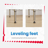 5 Tier Layer Rack Metal Shelf Commercial Storage Shelves for Storage Heavy Duty Metal Storage Shelves Durable and Versatile Storage Solution for Restaurant Garage Pantry Bathroom Office Kitchen PayLessHere