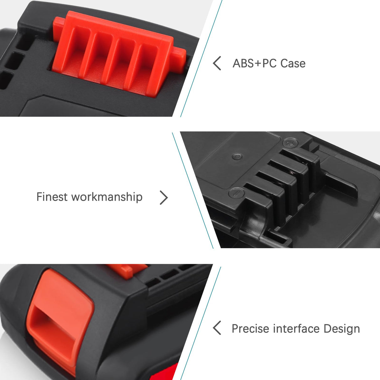 UTRBATT 3.6Ah 20V Replacement Battery Compatible with Black & Decker 20v Max LBXR20 LB20 LBX20 LBX4020 Extended Run Time Cordless Power Tools Series 2Pack UTRBATT