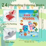 Aannanl 24 Mini Coloring Books Suitable for Kids Ages 2-4 and 4-8,Small Party Gifts,Bulk Birthday Gifts,Gift Bag fillers,School Classroom Activities Include Dinosaurs,Pets,Mermaids,Animal,Princess Aannanl