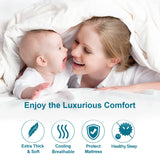 CHOKIT Full Mattress Topper, Extra Thick Pillow Top Mattress Pad for Back Pain Relief, Cooling Bed Topper Mattress Cover with 8-21 Inch Deep Pocket CHOKIT