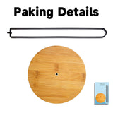 TONLEA Wood Paper Towel Holder, Countertop-Paper-Towel-Holders, Kitchen Towel Holder FreeStanding with Non-Slip Wooden Base TONLEA