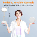 Battery Operated Lamp Rechargeable Lamp Foldable+Portable Light,9 Brightness Dimmable Cordless Lamp Rechargeable Light Wireless Lamp Mini Lamp,Cordless Lamps Rechargeable Cordless Table Lamp USB Light One Fire
