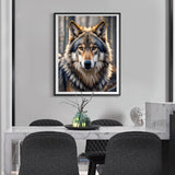 ACANDYL Wolf DIY Paint by Numbers Kit for Adults Beginner Paint by Number for Adults Canvas Painting by Number DIY Acrylic Oil Painting on Canvas Arts Craft Decoration 16x20 inch ACANDYL