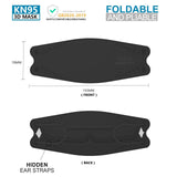 LEVENIS KN95 Face Masks 50 Pack, Breathable Comfortable and Disposable KN95 Mask, Black LEVENIS