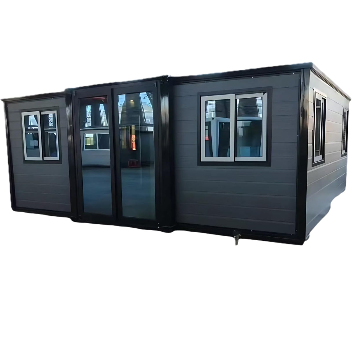 Expandable Prefab Tiny Home 20FT/30FT/40FT – Modular Luxury Container House with Bedrooms, Kitchen & Bathroom – Ideal for Living, Office, or Airbnb (30FT) Generic