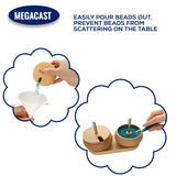 Bead Spinner Making Kit for Jewelry Making, DIY Seed,Clay Beads, Waist Beads, Bracelets with 2 Bowl and 2 Needles MegaCast