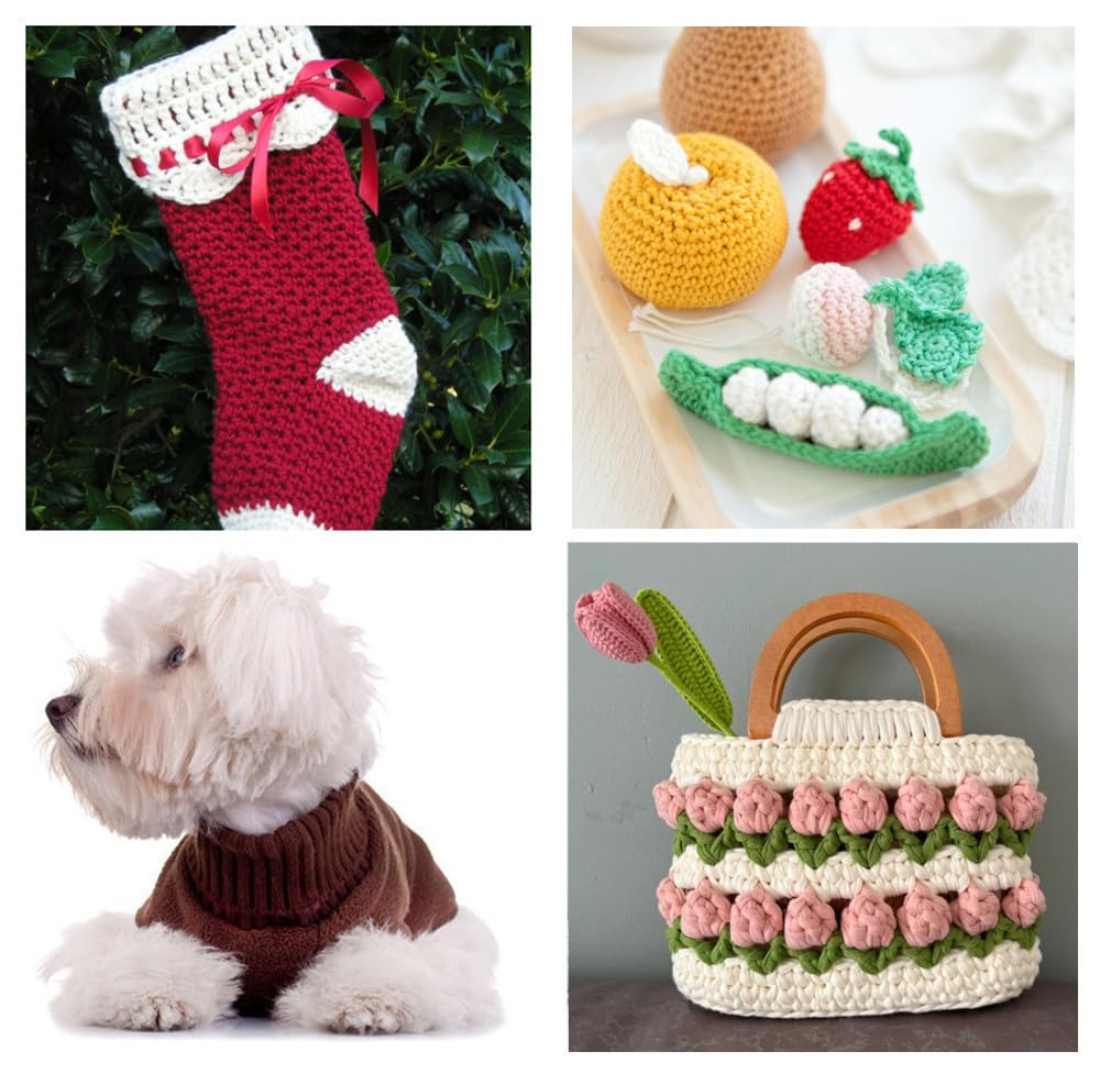 Crochet Hook Set,14 Sizes Crochet Hooks for Arthritic Hands,Crochet Hooks Ergonomic Soft Grip with Case,Crochet Needles(Size B-Size N) ZICALSO