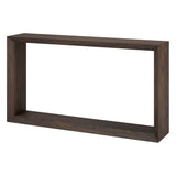 Henn&Hart 55" Wide Rectangular Console Table in Alder Brown, for Home, Living Room, Bedroom, Entertainment Room, Office Henn&Hart