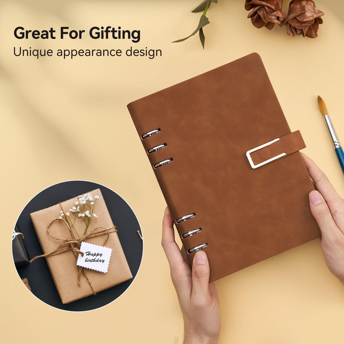 Lightwish Watercolor Sketchbook,100% Cotton Acid Free Watercolor Journal,300gsm/140lb Cold Press Watercolor Paper for Artists,Adults,Students,20 Sheets,9.25 * 6.3 Inches LIGHTWISH