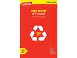 Staples 580336 30% Recycled 11x17 Paper 20 lbs 92 Bright 500/RM STAPLES