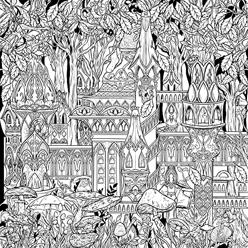 Mythographic Color and Discover: Enchanted Castles: An Artist's Coloring Book of Dreamy Palaces and Hidden Objects Castle Point Books