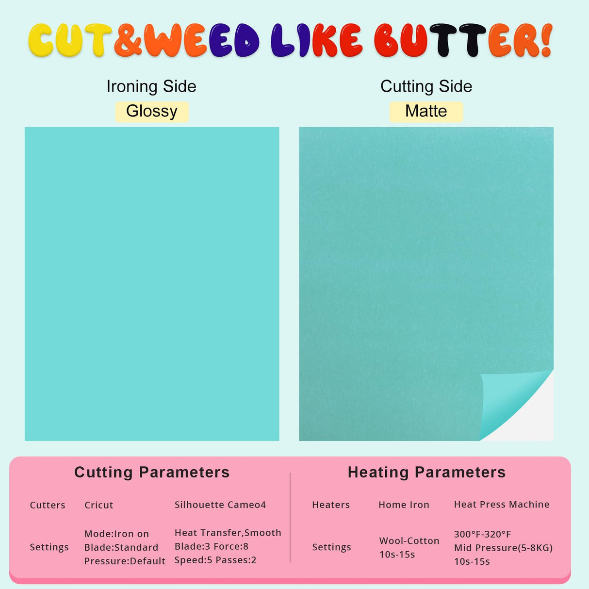 HTVRONT Auto Heat Press Machine for T Shirts & HTVRONT 12 Pcs 3D Puff Vinyl Heat Transfer for Cricut & Cameo HTVRONT